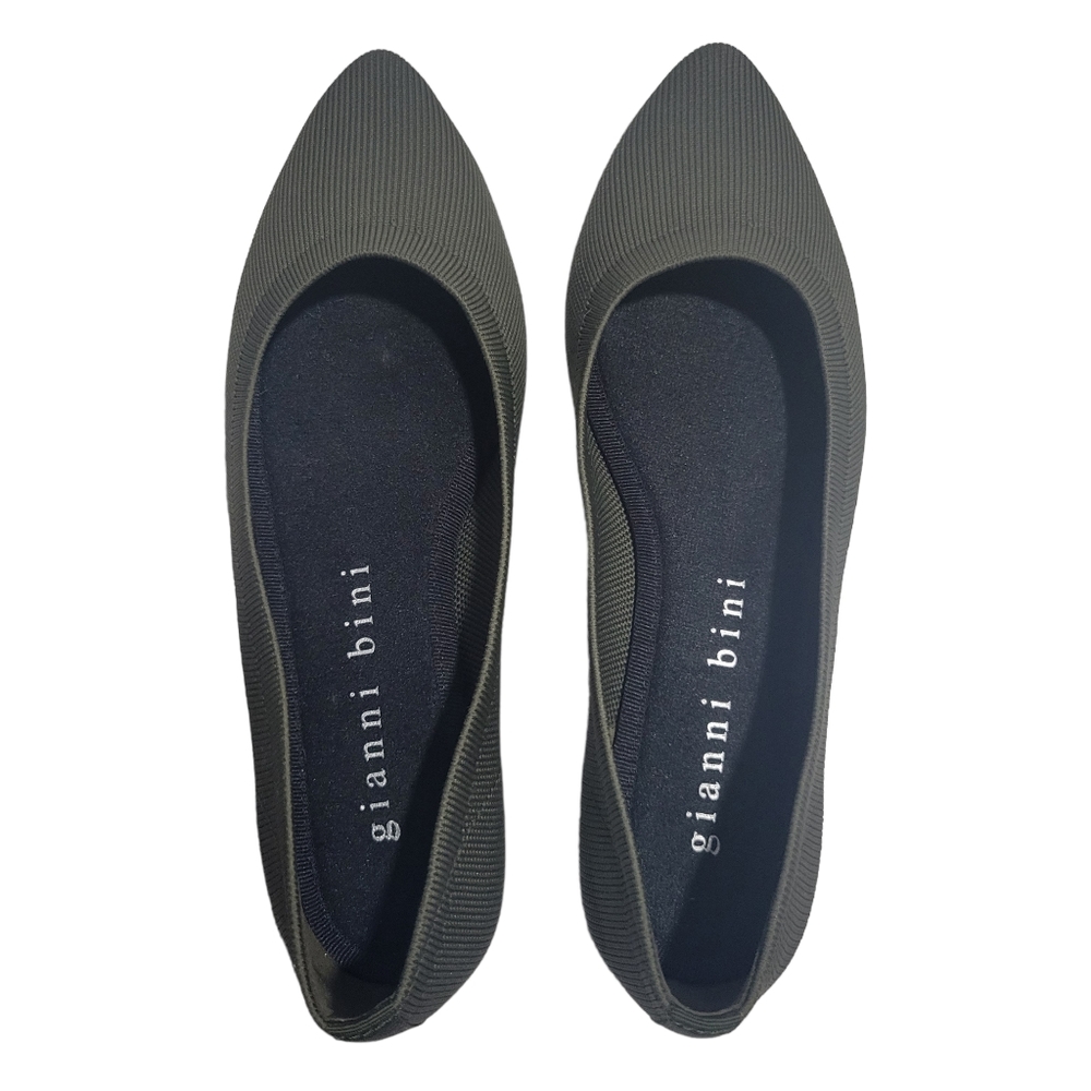 Gianni Bini Olive ballet flats womens Sz 8